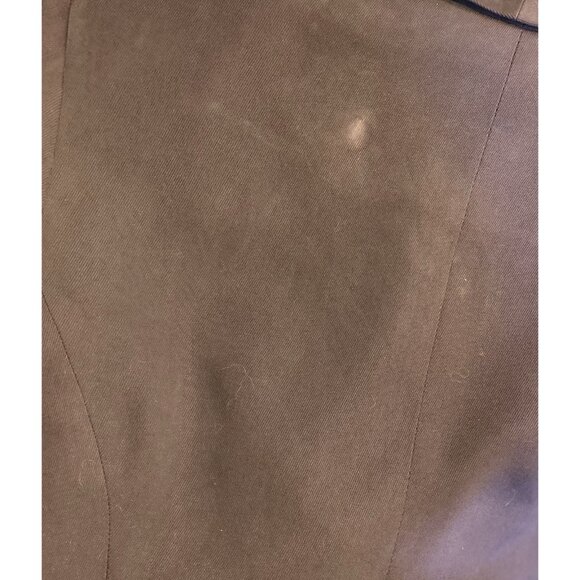 Bebe Blazer Womens Sz 6 Purple Tie Front Lined Silk Jacket Whimsigoth FLAW READ - Picture 6 of 11